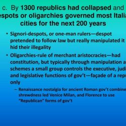 How did rule differ under oligarchies democracies and republics